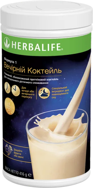 Вечірній коктейль Формула 1, нейтральний смак