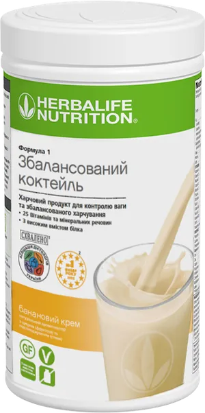 Збалансований коктейль Формула 1 «Банановий крем»