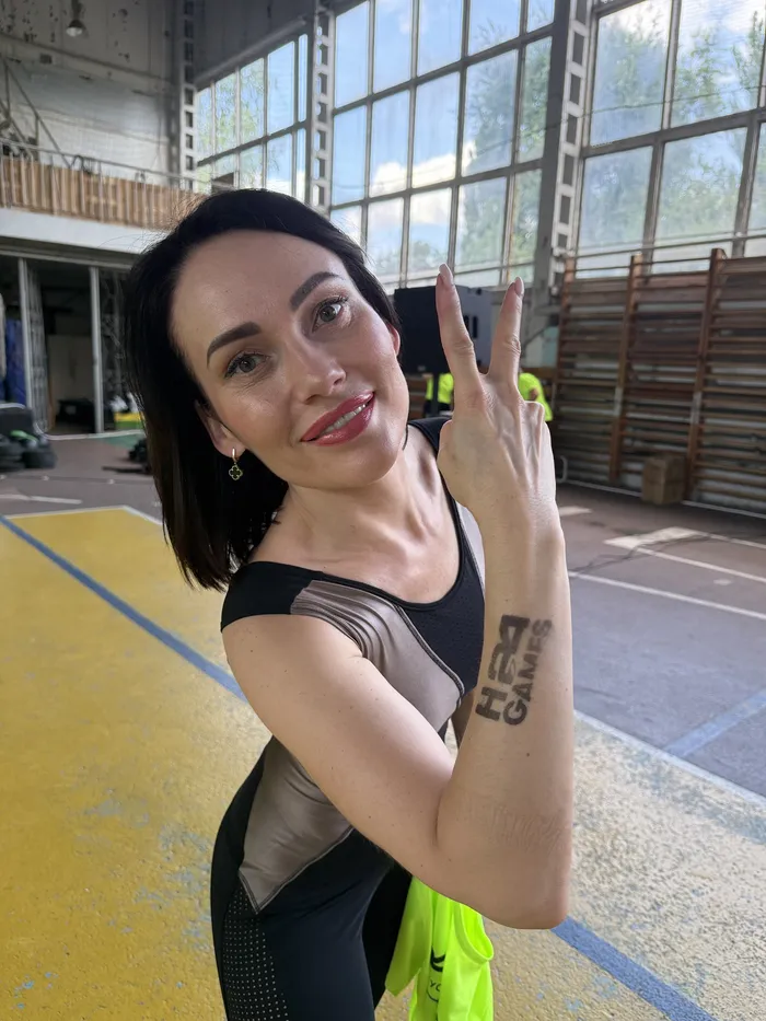 Анна на тренуванні